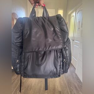 Madden Girl Black Quilted Backpack